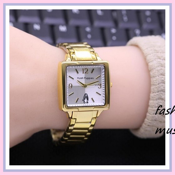 Jqm Jam Tangan Cewek Rante Wanita Analog Kotak Anti Air Original Kecil Elegan Mewah Jam Tangan Wanita Buy 1 Get 1 Guess Jam Tangan Wanita Analog Hushpuppies 68314 Rantai Kotak/Fashion Wanita - Gold