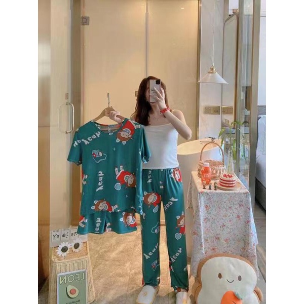 JC- Set Tidur 5in1 Import / Piyama Set Import / Piyama wanita termurah