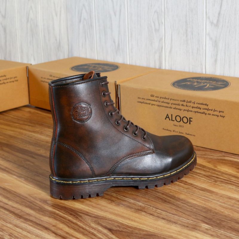 BOOTS UNISEX Sepatu Boots Original Di Jahit Sekeliling Nya Berkualitas Terlaris