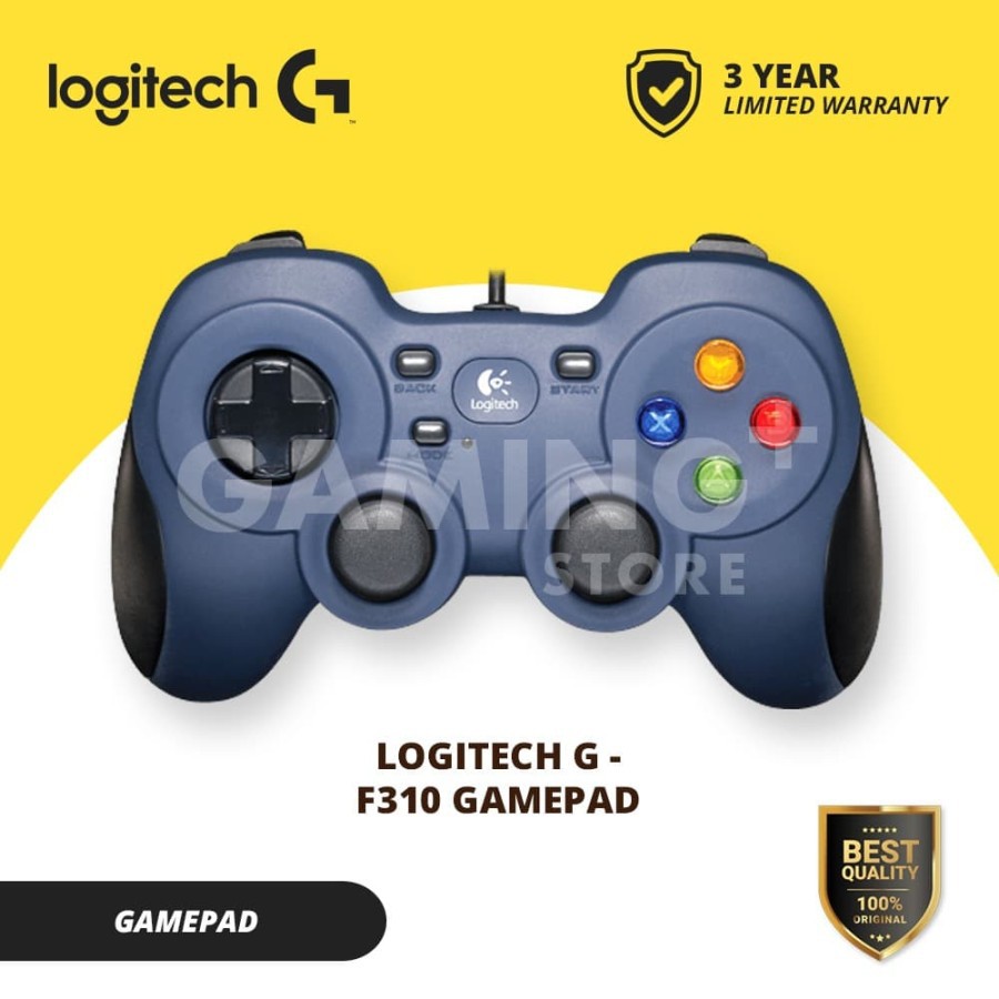 Jual Logitech F310 / F 310 Controler USB PC Joystick Controller ...