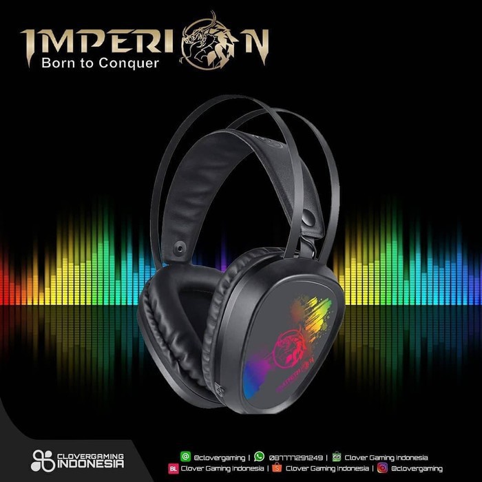 HEADSET GAMING IMPERION HS-G33-D1 INTRUDER / RGB