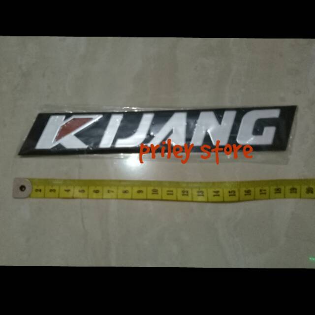 Emblem logo tulisan samping mobil kijang super dan kijang grand