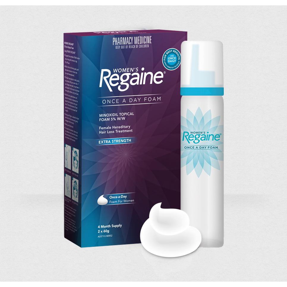 rogaine foam women's 5%/rogaine foam wanita/minoxidil khusus wanita