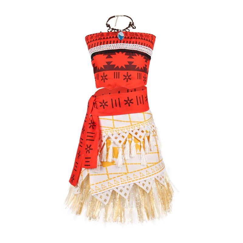 Gratis ongkir Princess Moana Costume Skirt Set Little Girls Cosplay Dress up Adventure