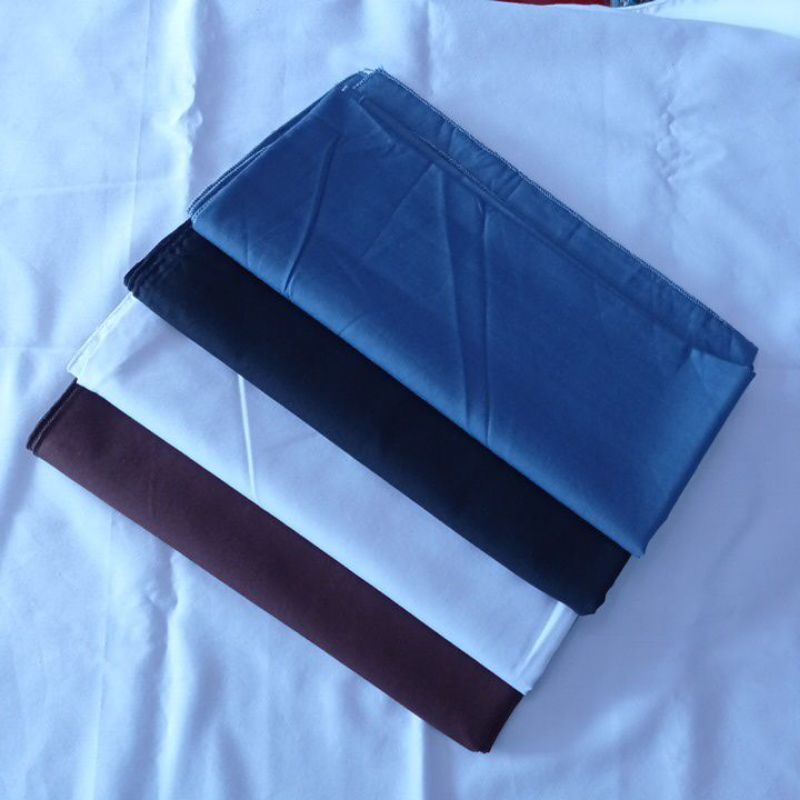 Hijab Sekolah Segi Empat Katun Polino