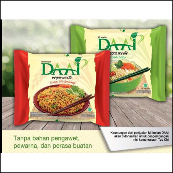 

DAAI MIE GORENG DAN SOTO INSTANT VEGAN DUS ISI 40 PCS - SOTO
