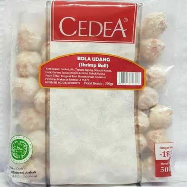 

Cedea shimp ball 500g / bola udang