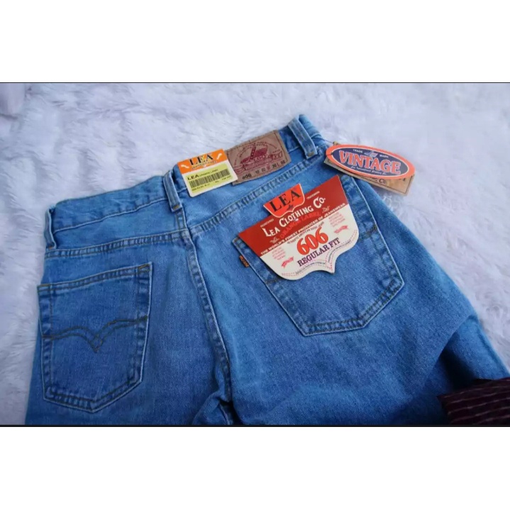 CELANA JEANS PRIA LEA STANDAR REGULER PREMIUM 28 sampai 38 bisa COD