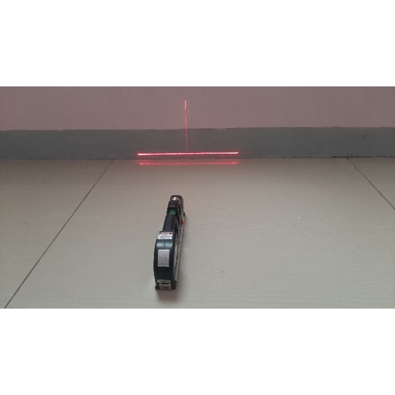 Meteran modern 250cm waterpass laser level water pas alat ukur penggaris pengukuran lurus laser