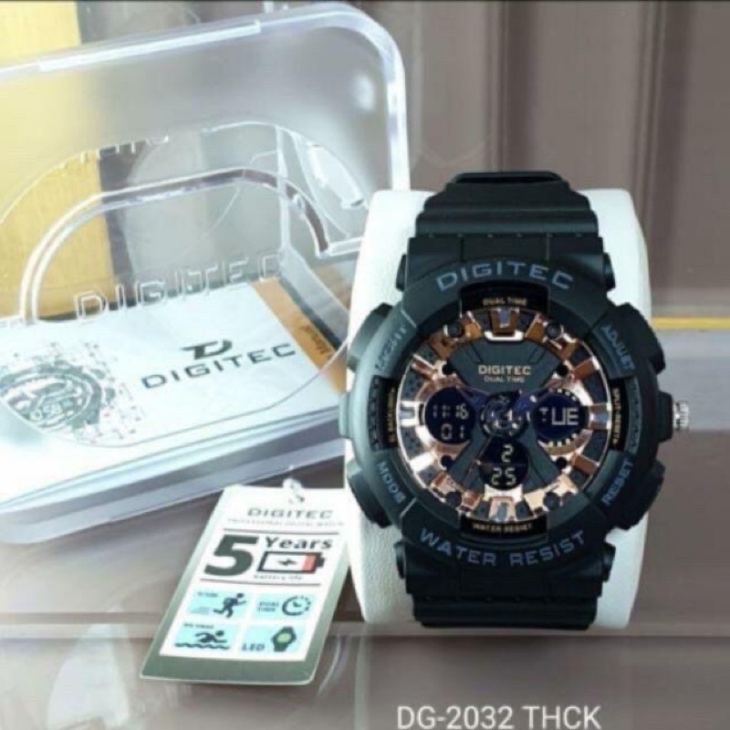 Jam Tangan Pria Digitec Watch DG2032 T / DG 2032 T / DG-2032 T Original