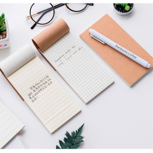 [ORGM] Memo pad catatan mini sampul coklat