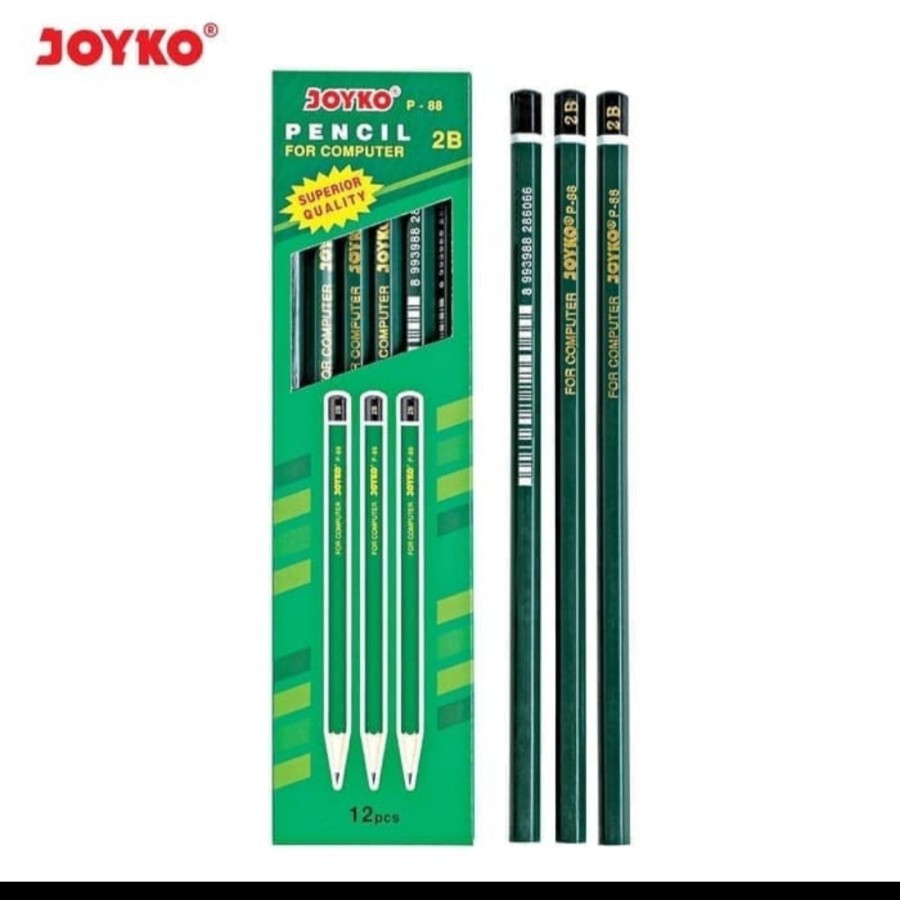 

Pensil 2B Joyco Hijau isi 12pcs