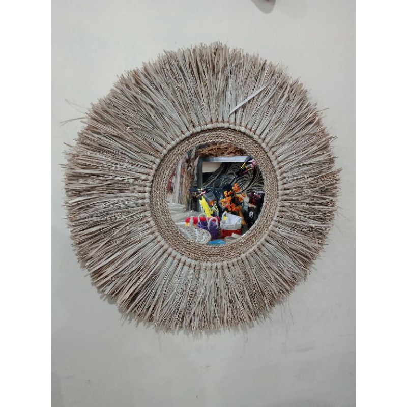 PROMO HOME DECOR CERMIN MENDONG ANTIK/WALL DECOR MODEL BULAT MURAH