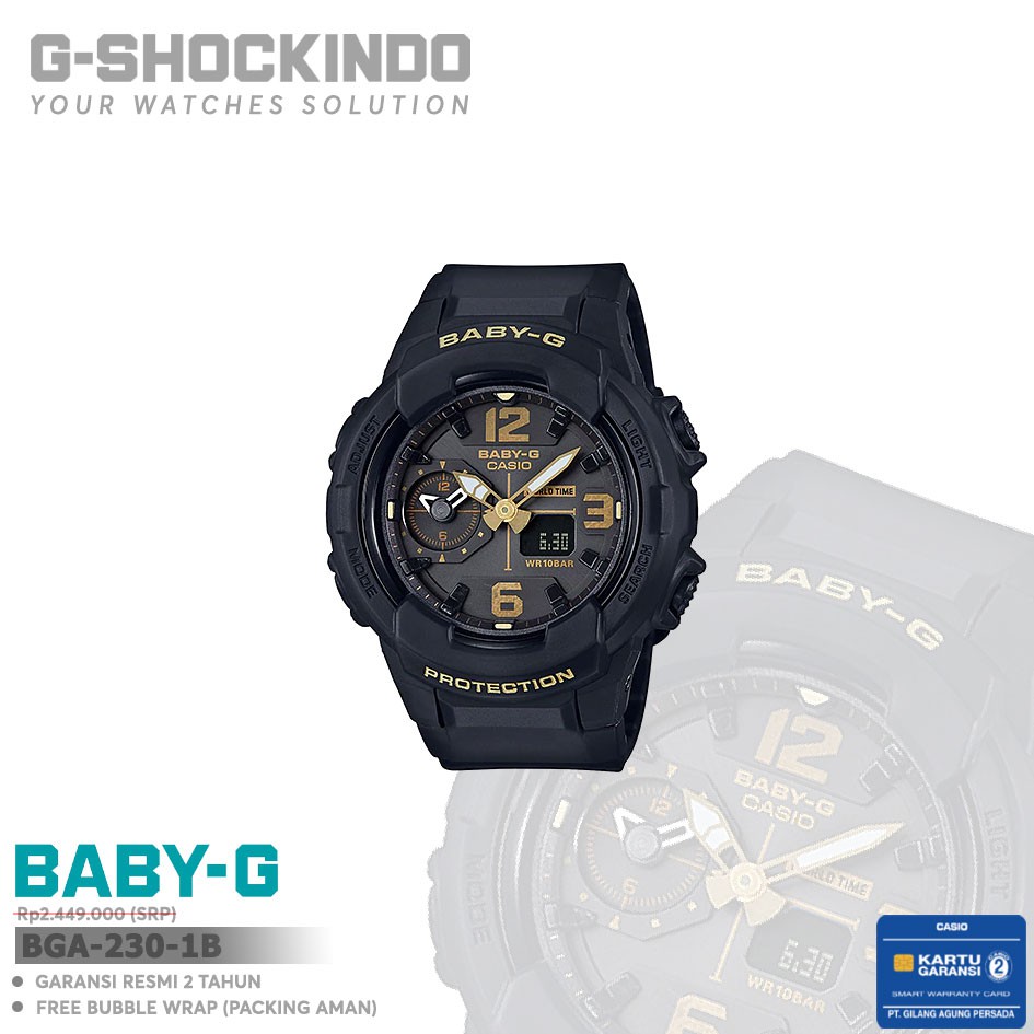 Casio Baby-G BGA-230-1B / BGA-230-1BDR Original