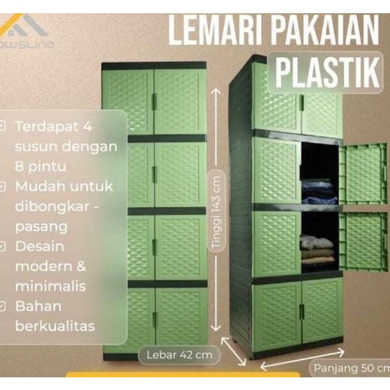 lemari plastik excel