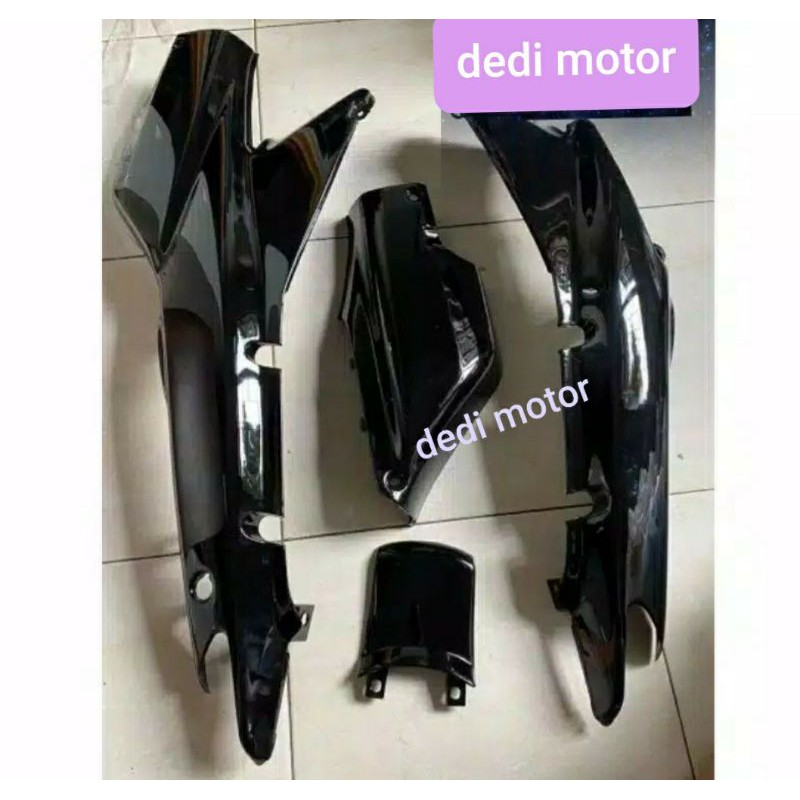 Bodi supra X lama + pet bodi supra x lama + box aki supra x LAMA SUPRA X HITAM hitam