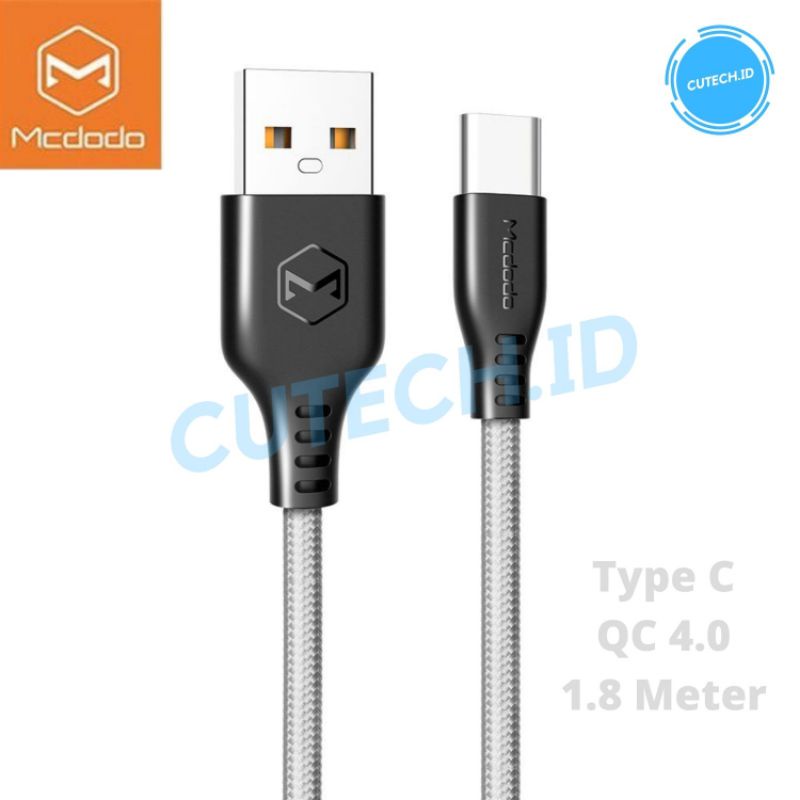MCDODO KABEL DATA TYPE C FAST CHARGING 3A QUICK CHARGER 4.0 CA-5176/7