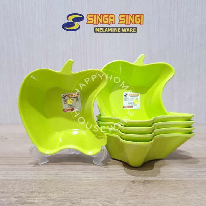 SINGA SINGI 1/2 / 1 Lusin Mangkok Makan Apel | Mangkok Melamin | Mangkok Melamine