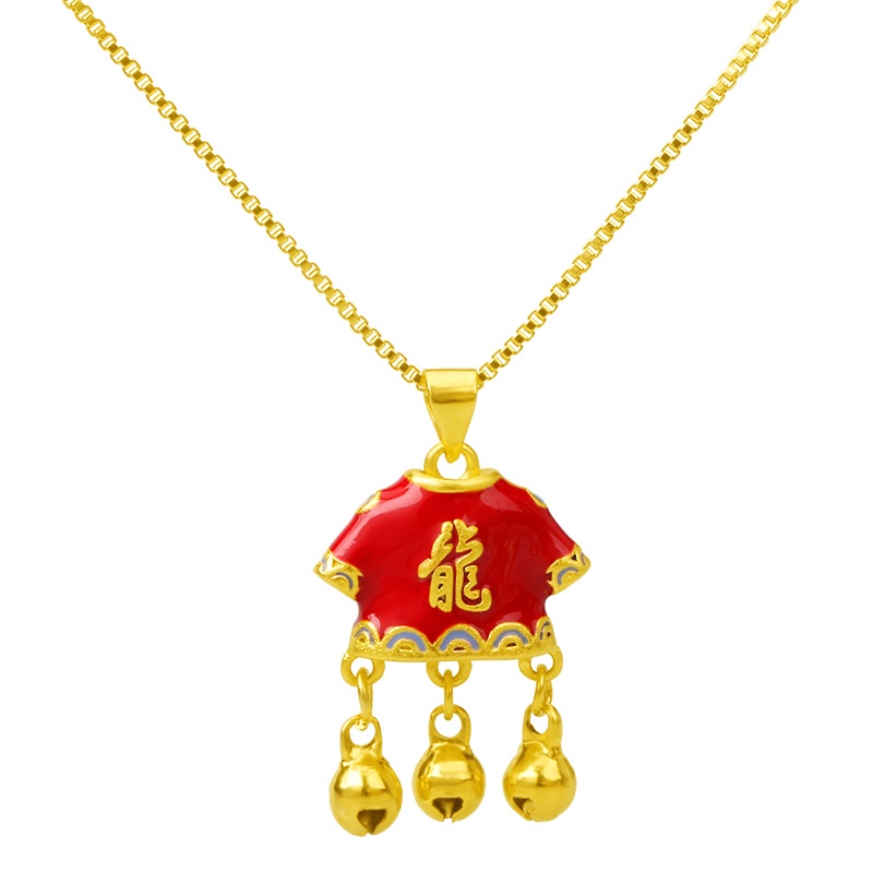 Kalung Liontin Gembok Lapis Emas Asli Kadar 375 Untuk Pria Dan Wanita