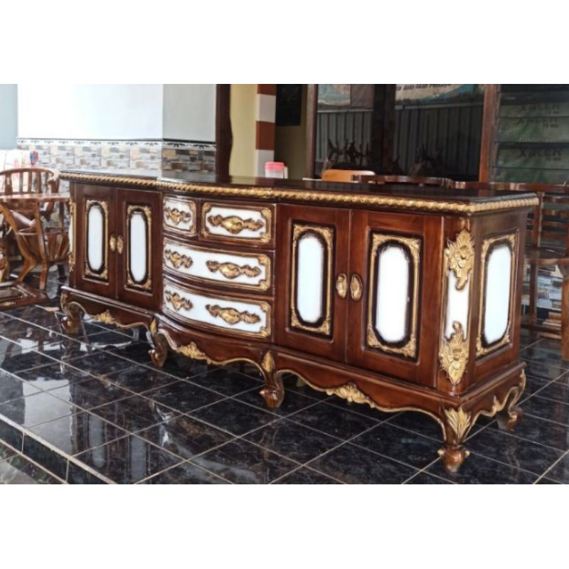 bufet salina ukir jati jepara/bufet jepara