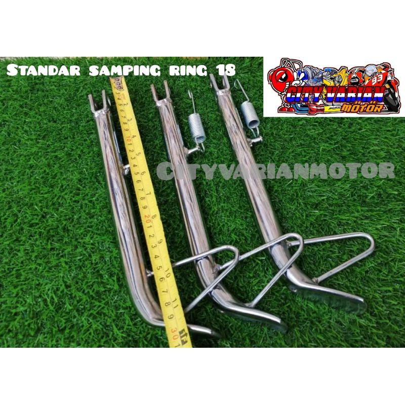 Standar Jagang Samping Crome Chrome ring 18 30cm RX KING Ninja Vixion Cb CBR