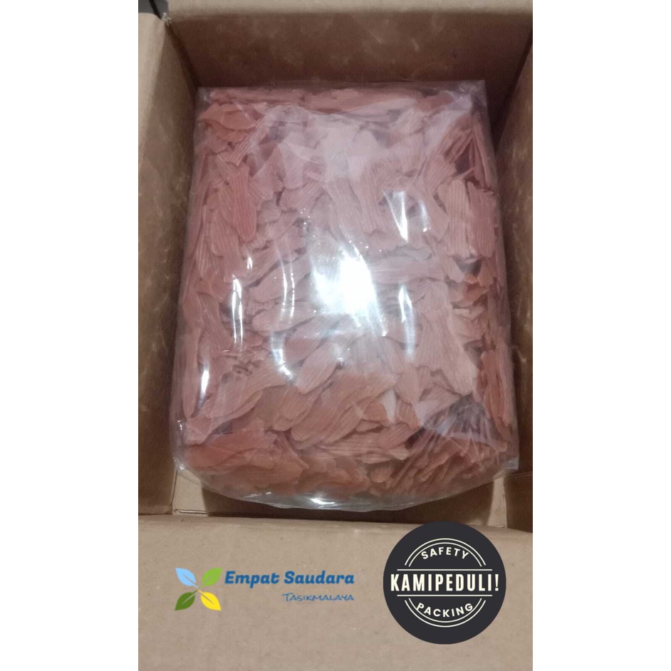 

RB KERUPUK RASA UDANG BENTUK IKAN KEMASAN 1 KG
