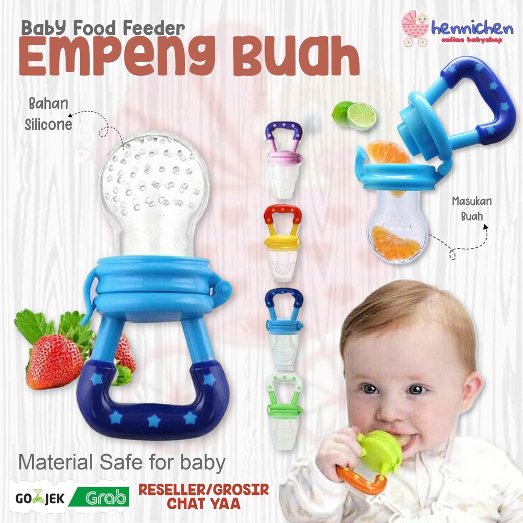 Empeng Buah Sayuran Bayi Baby Food Feeder Baby Fruit Pacifier Bahan Silicone