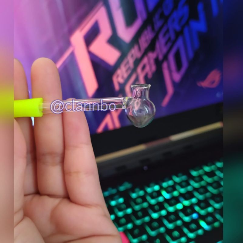 Ready 3 Item Filter Kaca Tipe Oval Toko Accesories Bong