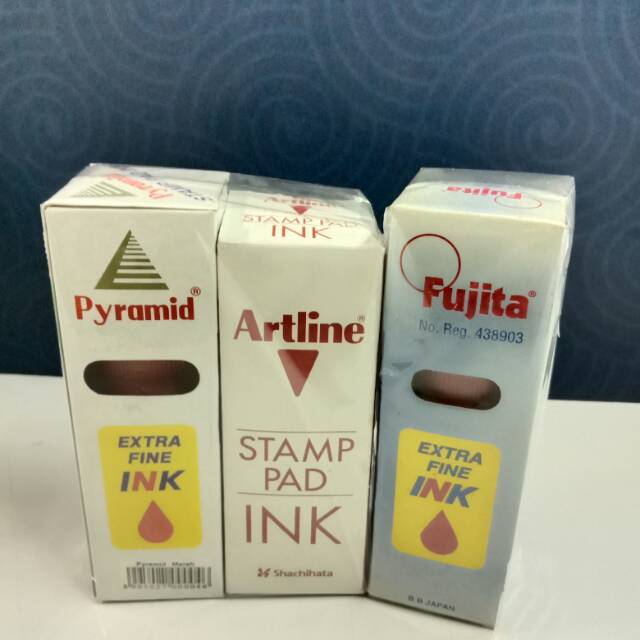 

ARTLINE STAMP PAD INK REFILL TINTA STAMPEL RED MERAH ORIGINAL MURAH
