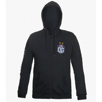 Hoodie Team OG Dota2 Aegis Black - Jaket Team OG Dota2 Aegis Hitam