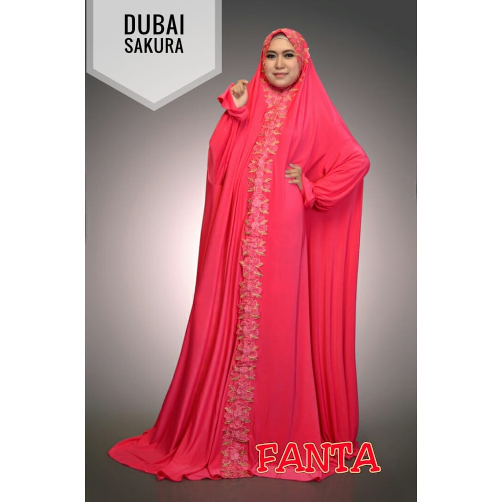 TERBARU MUKENA TERUSAN LANGSUNGAN SUPER JUMBO MUKENAH TERUSAN RENDA FANTA