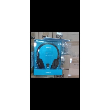 Logitech H600 Headset Over-ear Hitam dengan Pengisian Ulang dan Mikrofon Boom