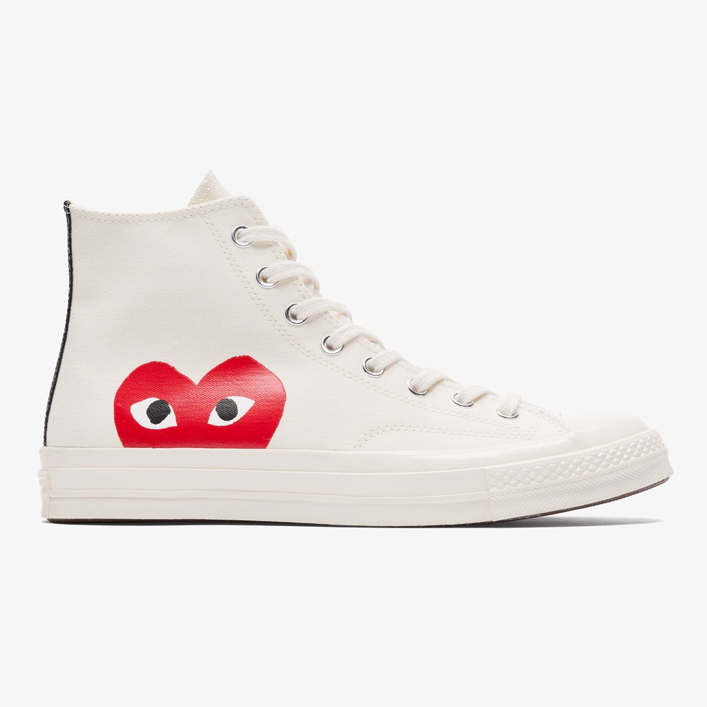 cdg black high tops