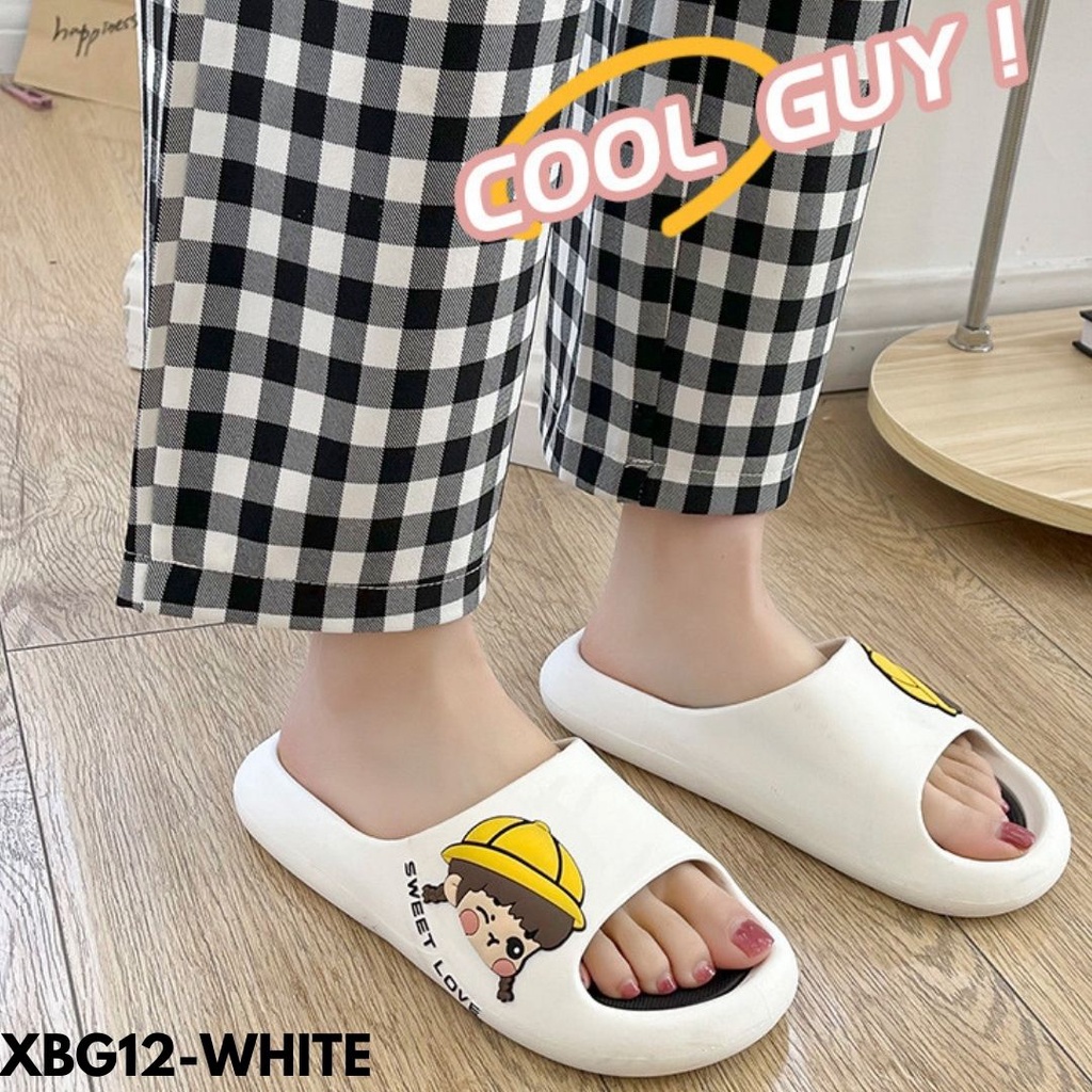 SANDAL COUPLE AND FAMILY SUPER NYAMAN BAHAN RUBBER ANTI SLIP GAYA FASHION KOREA BG12