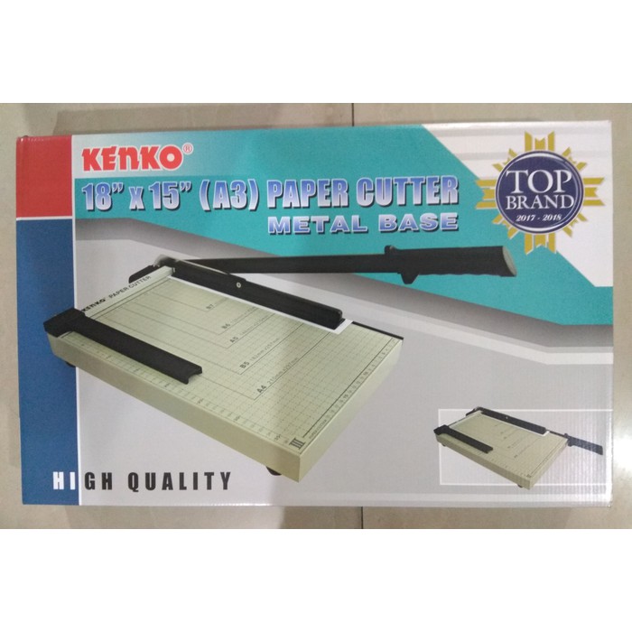 

PAPER CUTTER A3 KENKO - PEMOTONG KERTAS A3 - PAPER TRIMMER