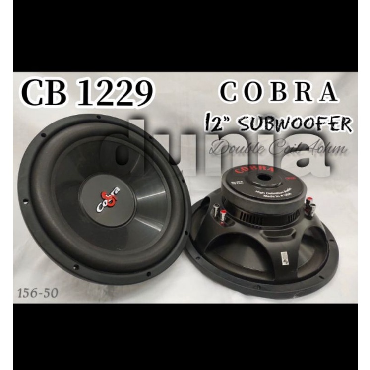 Subwoofer Cobra CB 1229 Original Subwoofer 12 inch Double Coil