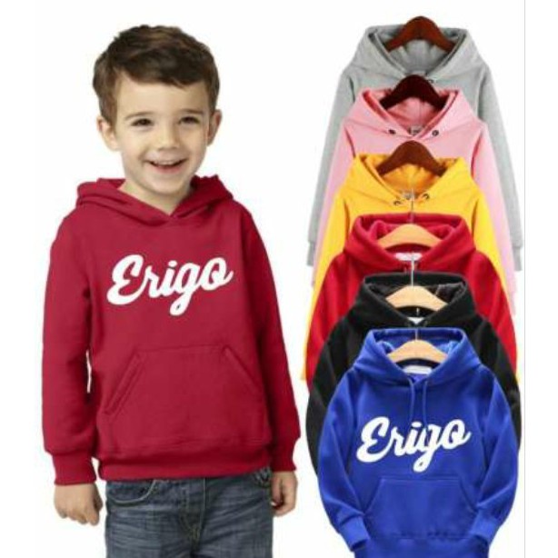 sweater hoodie anak laki laki terbaru 2021 erigo keren kekinian dan trendy murah jaket hoodie anak e