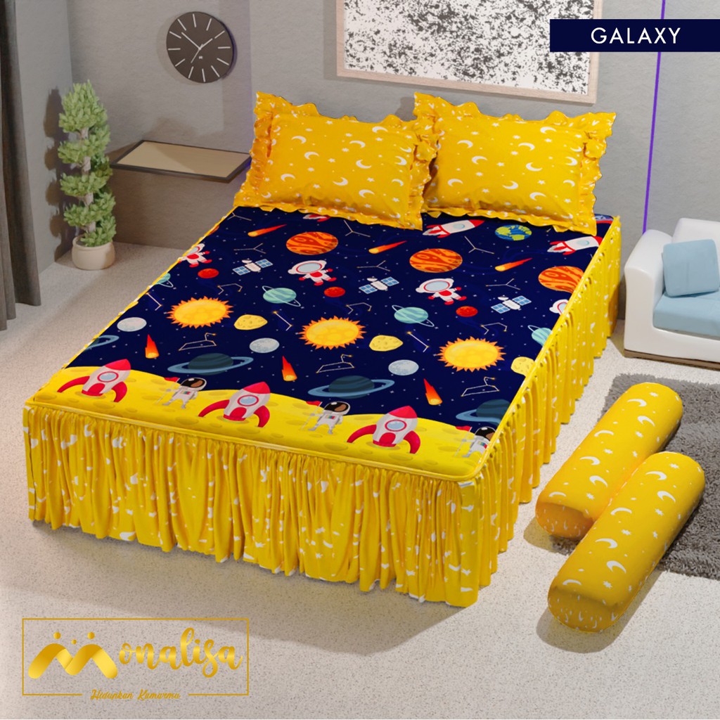 SPREI RUMBAI MONALISA BATMAN, DORAEMON, KARAKTER, LUCU 180X200, 160X200