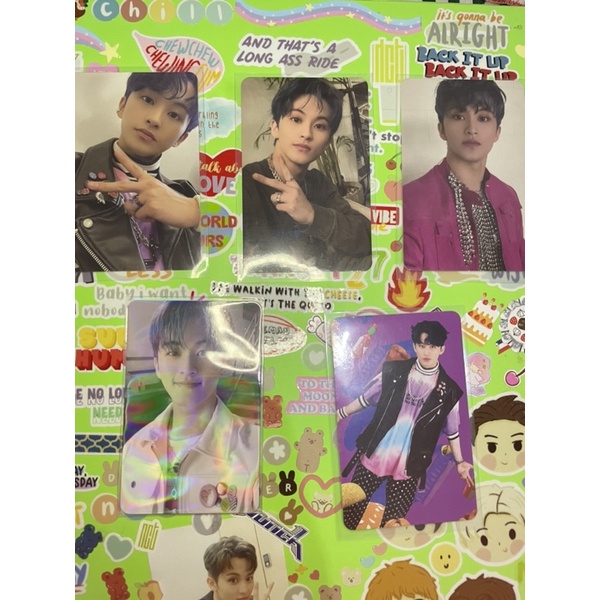 OFFICIAL PHOTOCARD PC MARK LEE NCT DREAM 127 HOT SAUCE BORING CHILLING CRAZY JEWEL AR CARD CLIP VER.