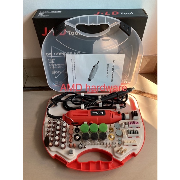 Mesin Bor Tunner Mini Gerinda Listrik Set Electric micro die grinder Kit sgm3000 JLD J211