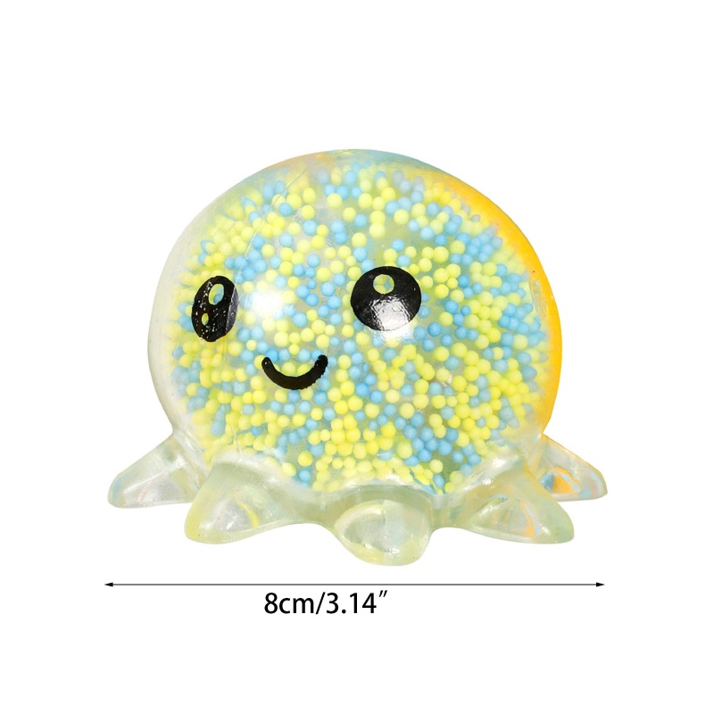 Mary Handhold Soft Toy Charm Animal Gurita Yang Terlihat Real Untuk Dewasa Anti Stress