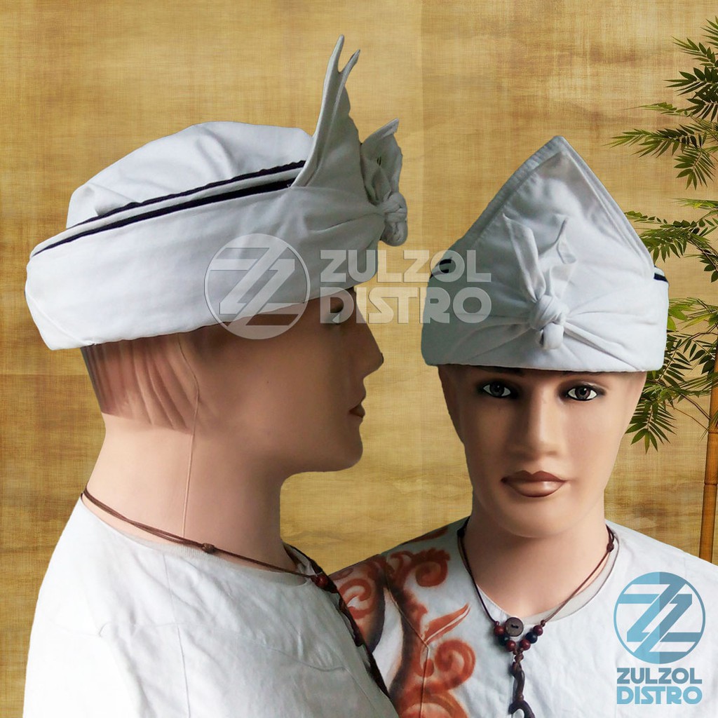 Iket Sunda Praktis Full Kain Model Makuta Wangsa Nutup Siap Pakai - Blangkon Sunda