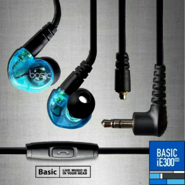 Original earphone basic ie 300 HD over ears professional monitoring ie300