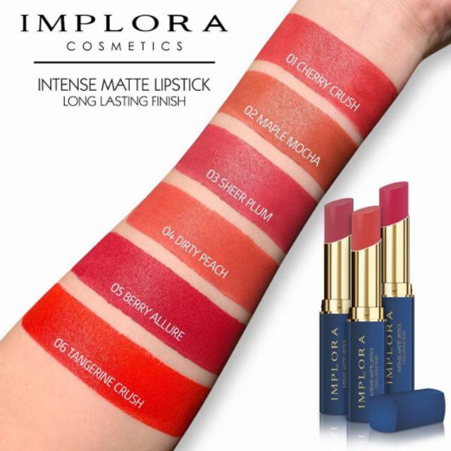 Lipstik intense implora no 1,2,3,4,5,6