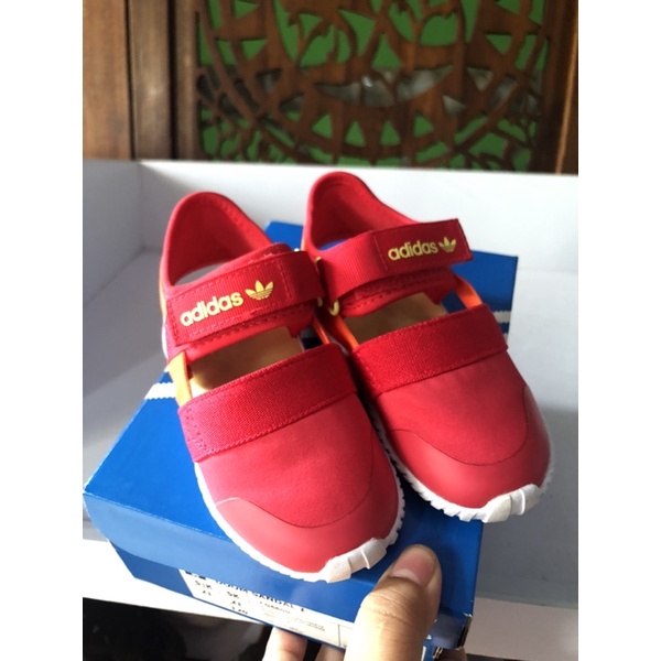 #SOLD OUT# Preloved Adidas Doom Sandal Multicolour Size 21 (US 5.1/2 - UK 5)