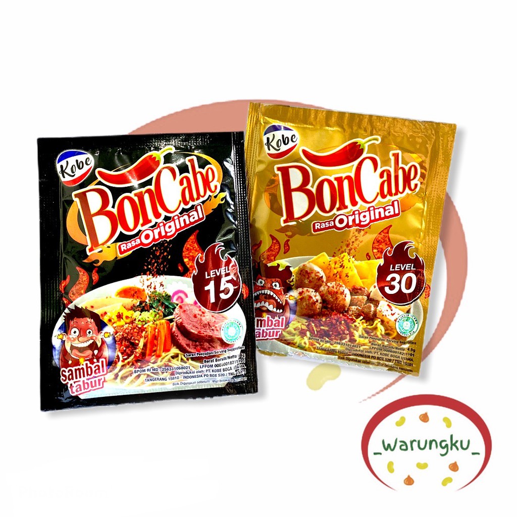 SACHET Bon Cabe Original Level 15 Boncabe 1PCS