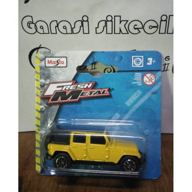 Diecast Maisto jeep wrangler