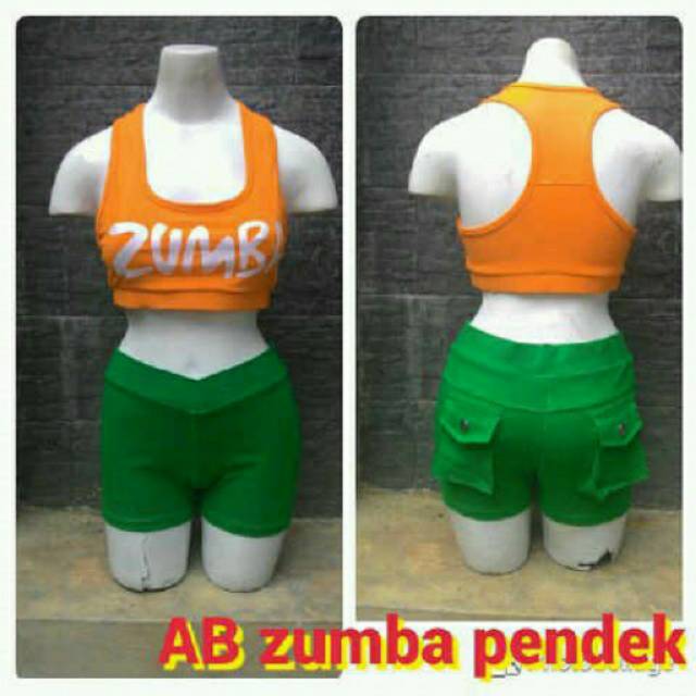Baju senam/aerobik/zumba/ baju senam zumba keren