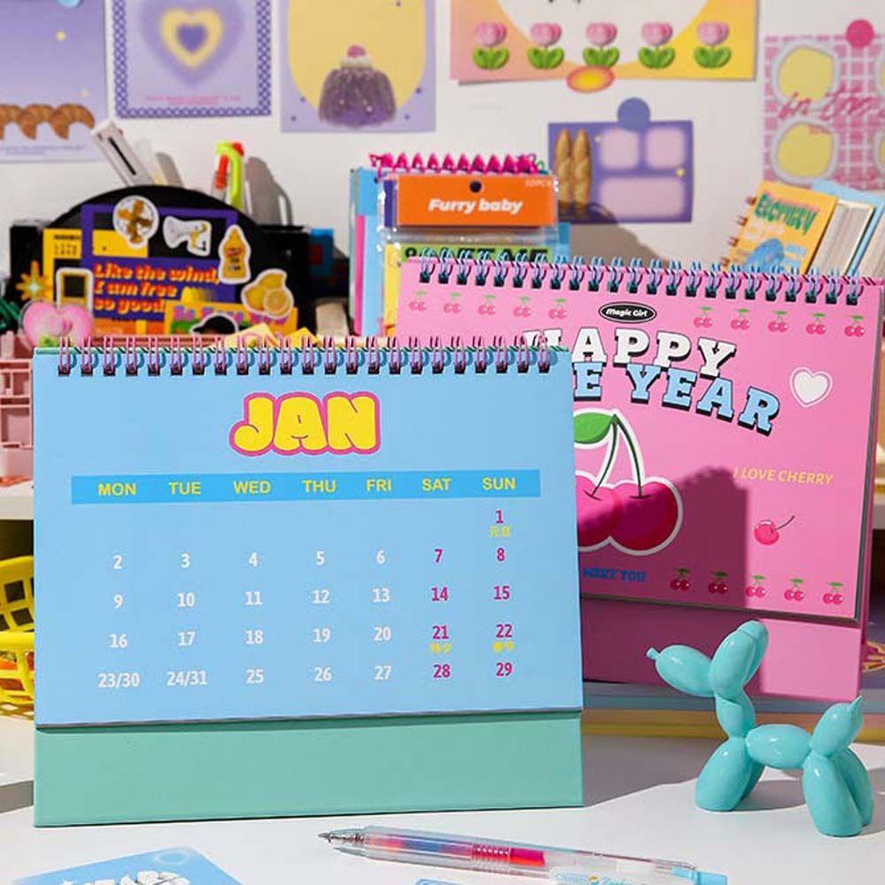 Mxbeauty Kalender 2023kalender Gaya Amerika Mahasiswa Perencana Mingguan Alat Kantor Jadwal Organizer Desktop Stationery