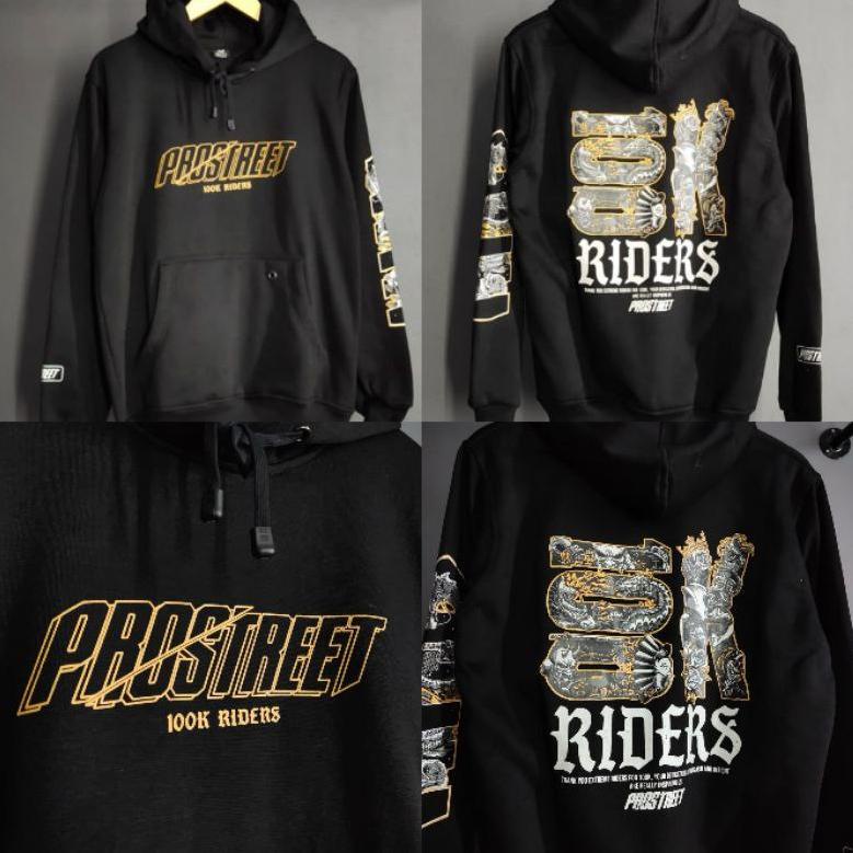 Hoodie Prostreet Rider 100k/Sweater Hoodie Pria Sunmori Japan